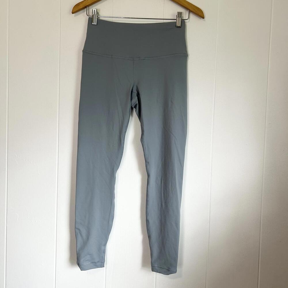 90 Degrees By Reflex Blue Active Workout Leggings Pants Women's Small